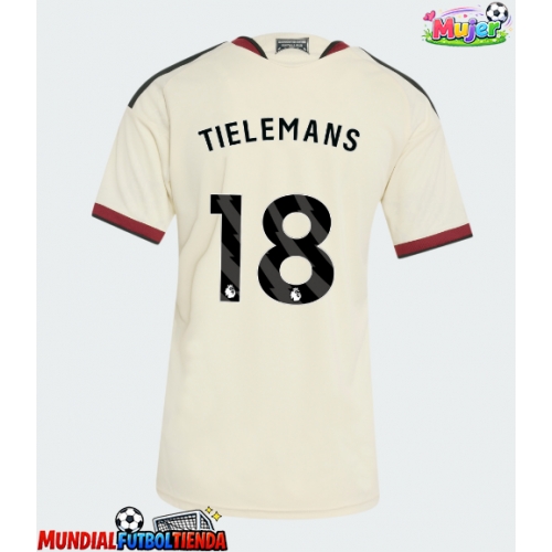 Camiseta Manchester United Youri Tielemans #18 Tercera Equipación Replica 2026-27 para mujer mangas cortas